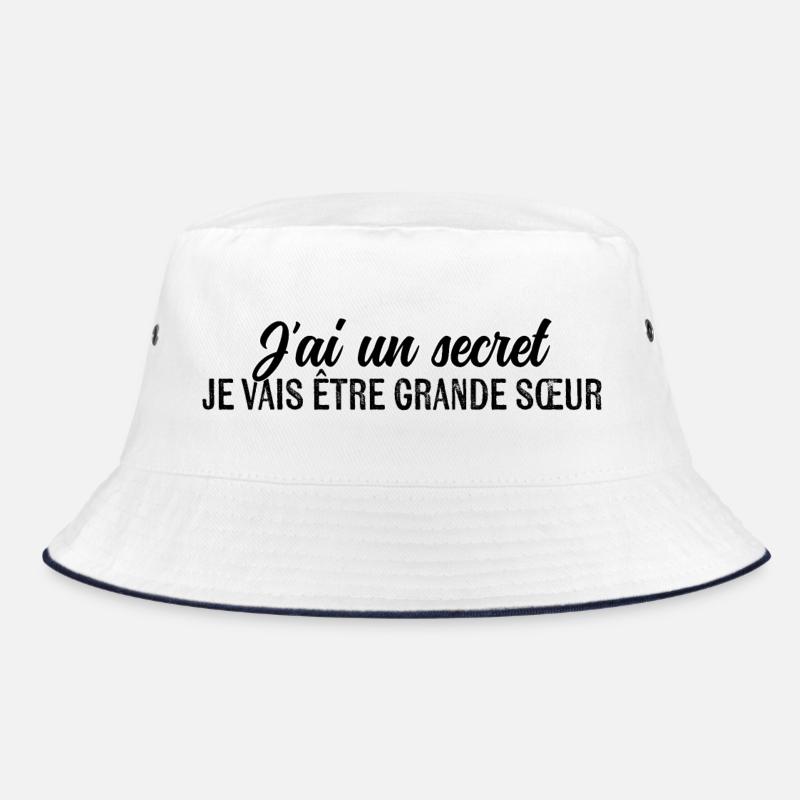 Ich habe ein Geheimnis, ich werde eine große Schwester sein Bucket Hat