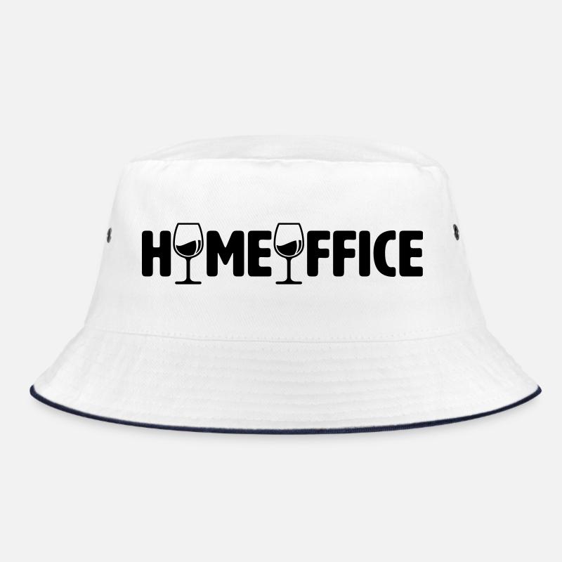 Home office wine glasses Bucket Hat