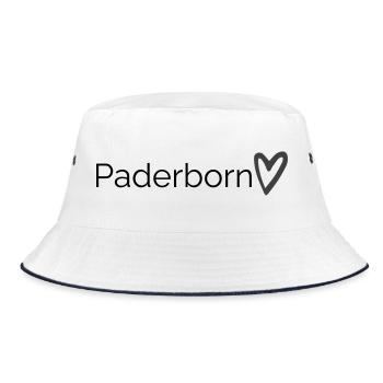 paderborn - Bucket Hat - Weiß/Navy - Vorne