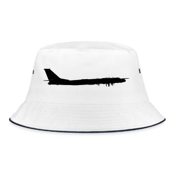 Tu-95 - Bucket Hat - white/navy - Front