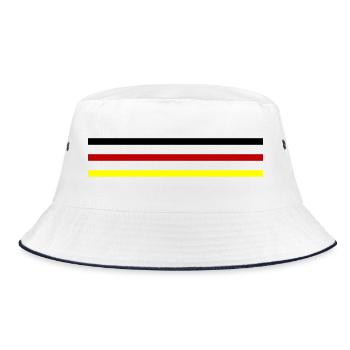 Drapeau de la ligne d’Allemagne - Bob - blanc/marine - Devant