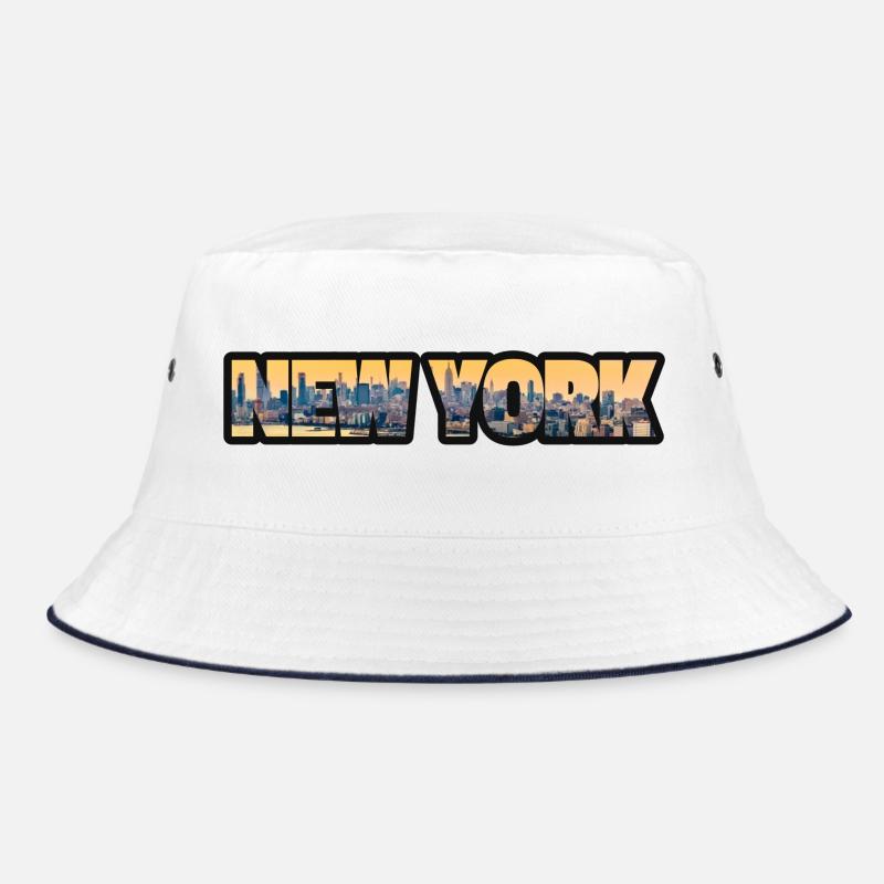 New York Skyline Gradient Bucket Hat