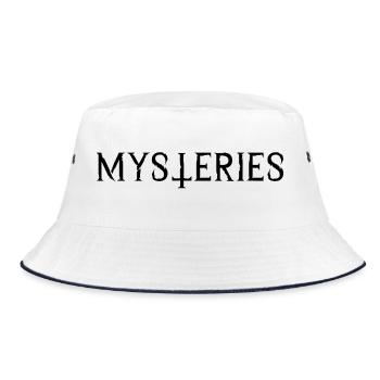 Mysteries Black - Bucket Hat - Weiß/Navy - Vorne