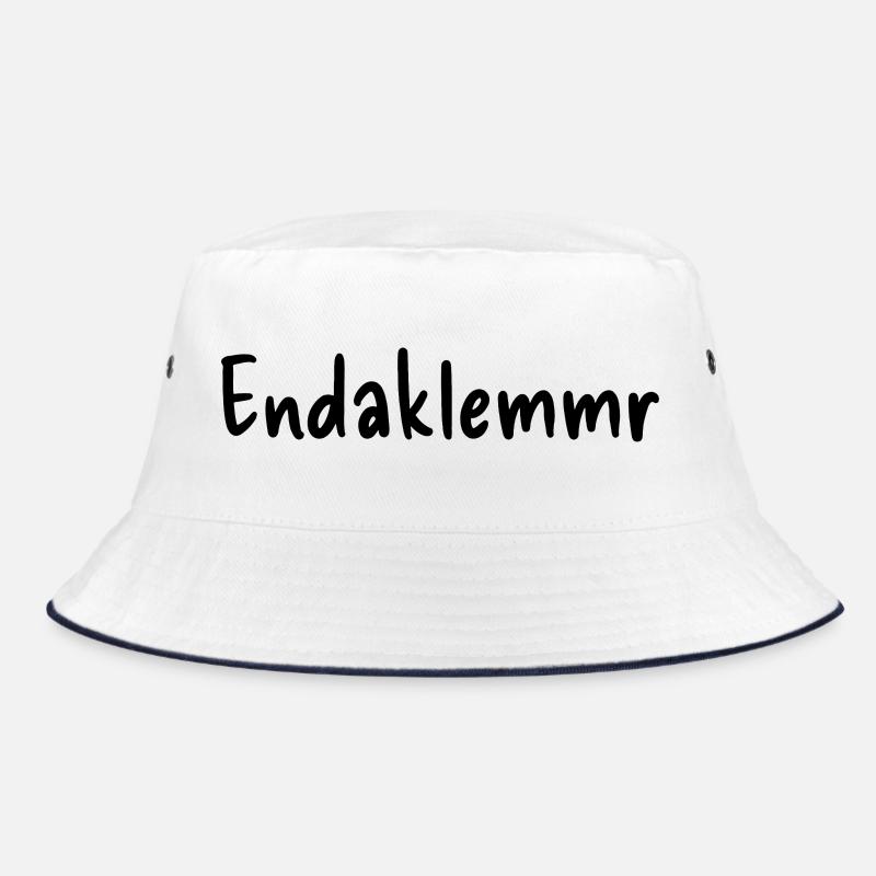 Endaklemmr - Bucket Hat - Weiß/Navy