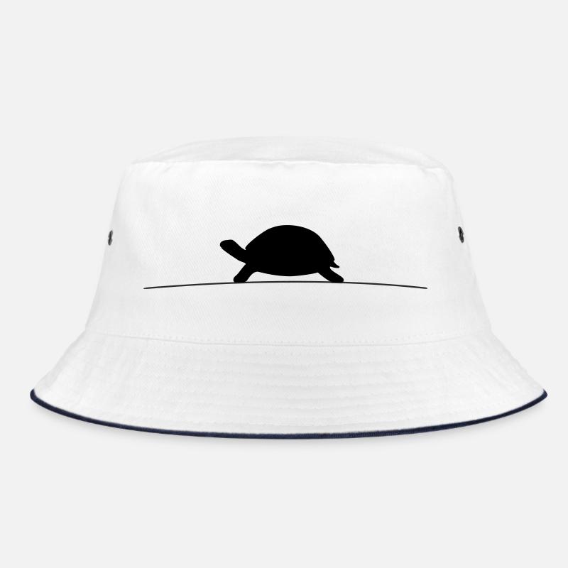 Turtle Silhouette Bucket Hat
