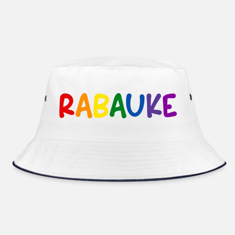Rascal Colorful Letters Rainbow Bucket Hat