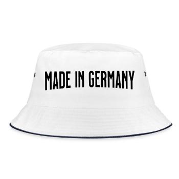 Made in Germany - Bucket Hat - white/navy - Front