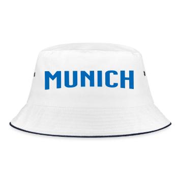 Munich - Bucket Hat - Weiß/Navy - Vorne