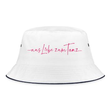 Aus Liebe zum Tanz - Bucket Hat - Weiß/Navy - Vorne