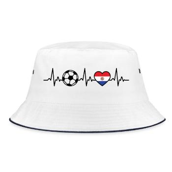 Paraguay Football Heartbeat Paraguay - Bob - blanc/marine - Devant