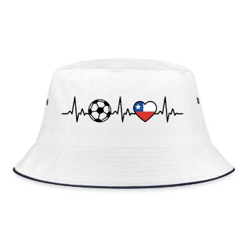 Chile Football Heartbeat Chile - Bob - blanc/marine - Devant
