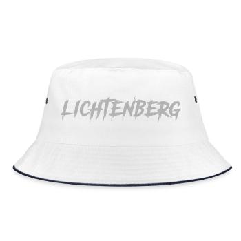 Berlin Lichtenberg Geschenk - Bucket Hat - Weiß/Navy - Vorne