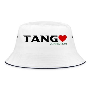 Tango - Bucket Hat - Weiß/Navy - Vorne