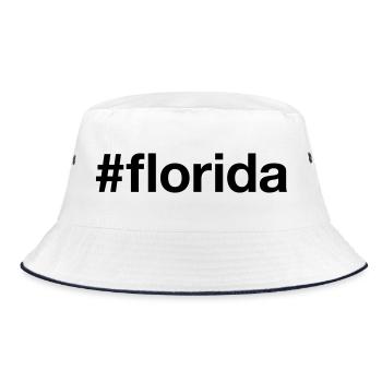 FLORIDE Hashtag - Bob - blanc/marine - Devant
