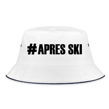 Ski, ski, ski, après-ski, freeski, hiver - Bob - blanc/marine - Devant