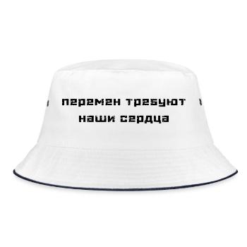 Перемен требуют наши сердца (В. Цой) - Bob - blanc/marine - Devant