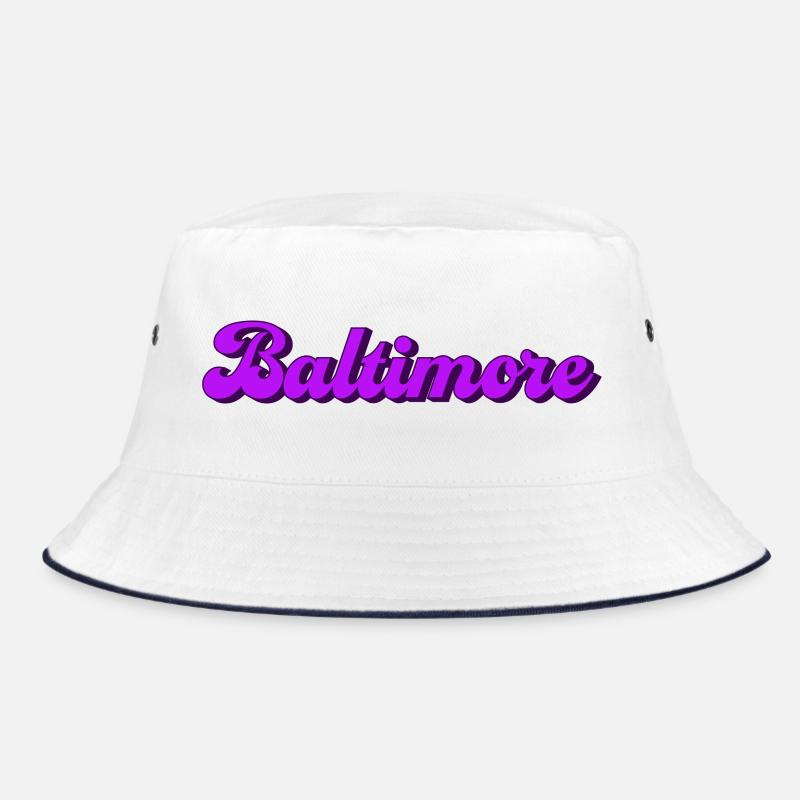 Baltimore Lettering USA Cities Graphic Bucket Hat