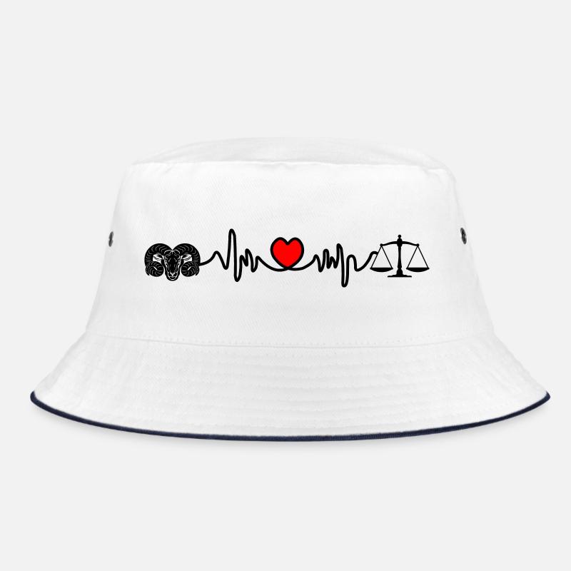 Heart Rate Cardio Ram Scale Bucket Hat