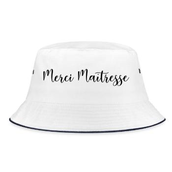 MERCI. MAÎTRESSE. MAÎTRE. MERCI MAÎTRESSE - Bob - blanc/marine - Devant