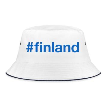 FINLANDE Hashtag - Bob - blanc/marine - Devant