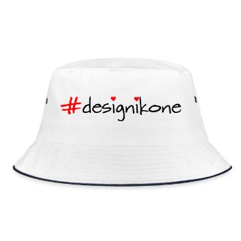 Design icon - Bucket Hat - white/navy - Front