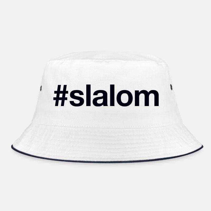 SLALOM Hashtag - Bucket Hat - Weiß/Navy