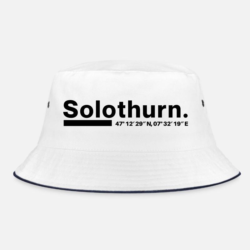Solothurn coordinates Canton Switzerland Bucket Hat
