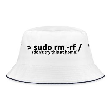 sudo rm rf - Bob - blanc/marine - Devant