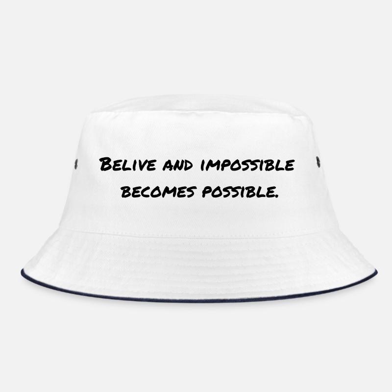 Motivierender Spruch auf Englisch  Bucket Hat