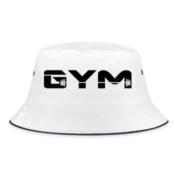 gym musculation - Bob - blanc/marine - Devant