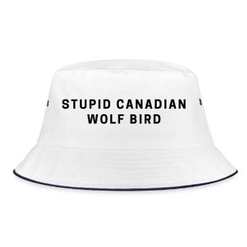 STUPIDE OISEAU LOUP CANADIEN - Bob - blanc/marine - Devant