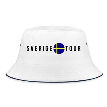 Sverige Tour Schweden - Bucket Hat - Weiß/Navy - Vorne