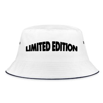 Limited edition - Bucket Hat - white/navy - Front