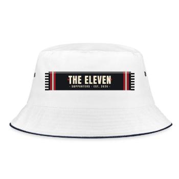 The Eleven — Supporter Scarf Design - Bucket Hat - white/navy - Front