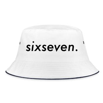 six-seven - Bucket Hat - white/navy - Front