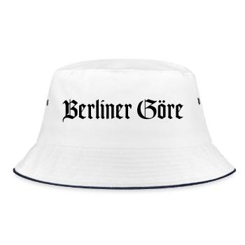 BERLINER GÖRE - Bucket Hat - Weiß/Navy - Vorne