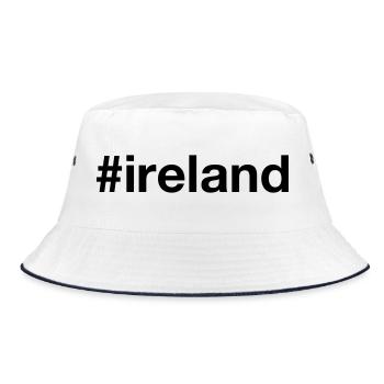 IRLANDE Hashtag Irlande - Bob - blanc/marine - Devant