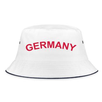 Germany - Bucket Hat - Weiß/Navy - Vorne