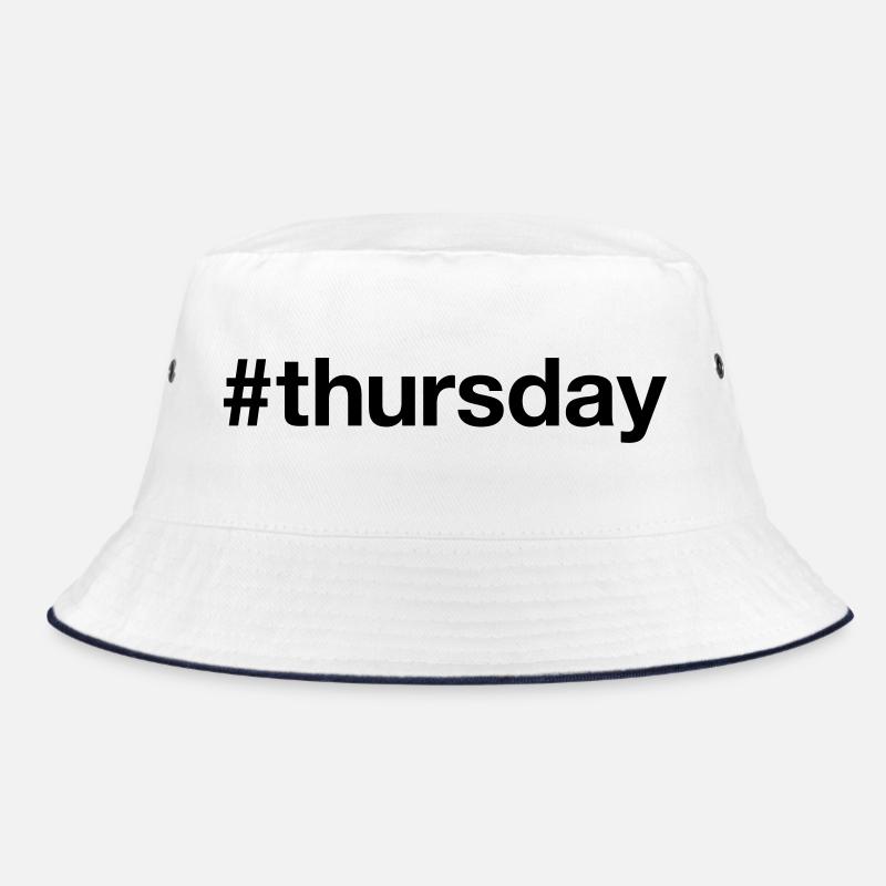 THURSDAY Hashtag thursday Bucket Hat