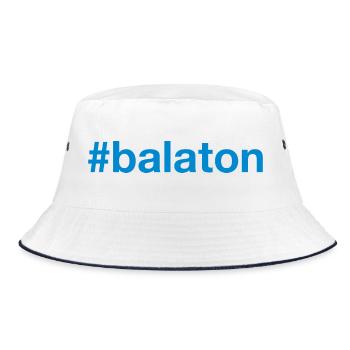 BALATON Hongrie Ungarn Hashtag - Bob - blanc/marine - Devant