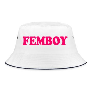 Femboy - Bob - blanc/marine - Devant