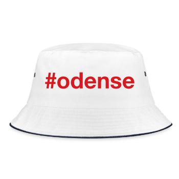 ODENSE Denmark Dänemark - Bucket Hat - Weiß/Navy - Vorne