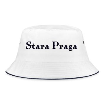 Stara Praga Warszawa Warschau - Bucket Hat - Weiß/Navy - Vorne