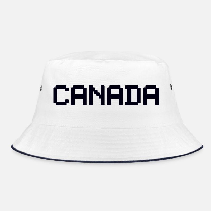 CANADA - Bucket Hat - Weiß/Navy