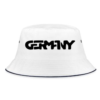 Germany - Bucket Hat - Weiß/Navy - Vorne