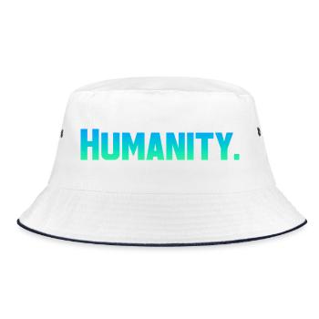 Humanity - Bucket Hat - white/navy - Front