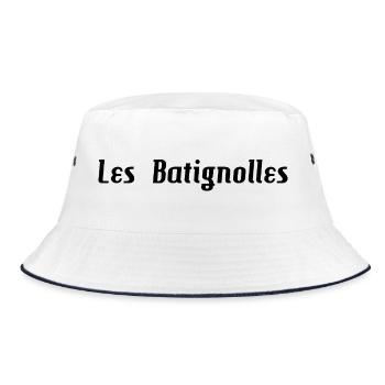 Les Batignolles - Bob - blanc/marine - Devant