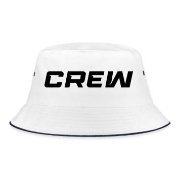 crew - Bucket Hat - white/navy - Front