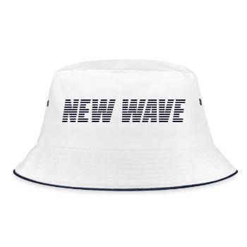 New Wave - Bucket Hat - white/navy - Front