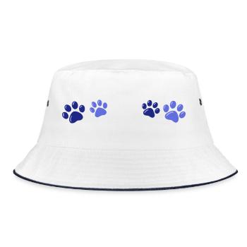 Empreintes Bleues Animal - Bob - blanc/marine - Devant